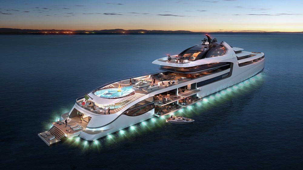 Colosal mega yate "Admiral X Force 145", un imponente PALACIO EN EL MAR repleto de lujos y confort, y cuya construcción costará ¡$1.000 MILLONES!