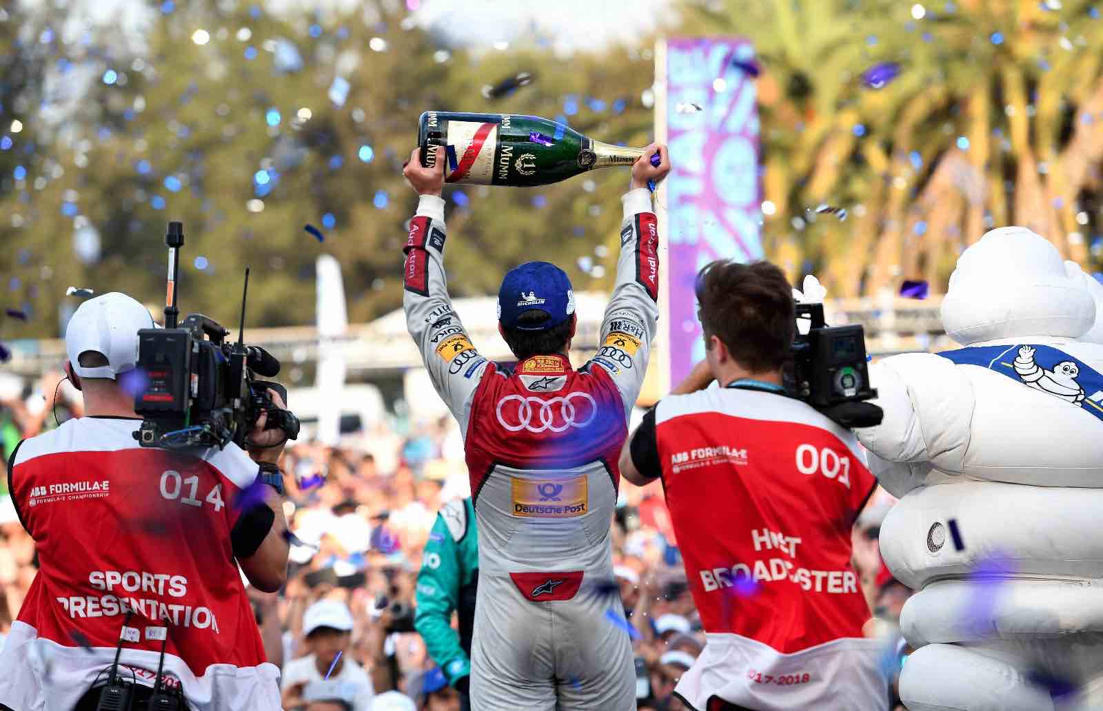 La Maison de champagne Mumm celebra a Daniel Abt, ganador en la Fórmula E en la Ciudad de México