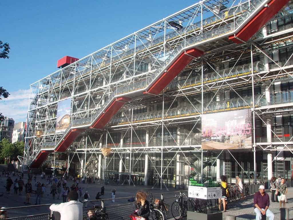 Centro Georges Pompidou en París, Francia