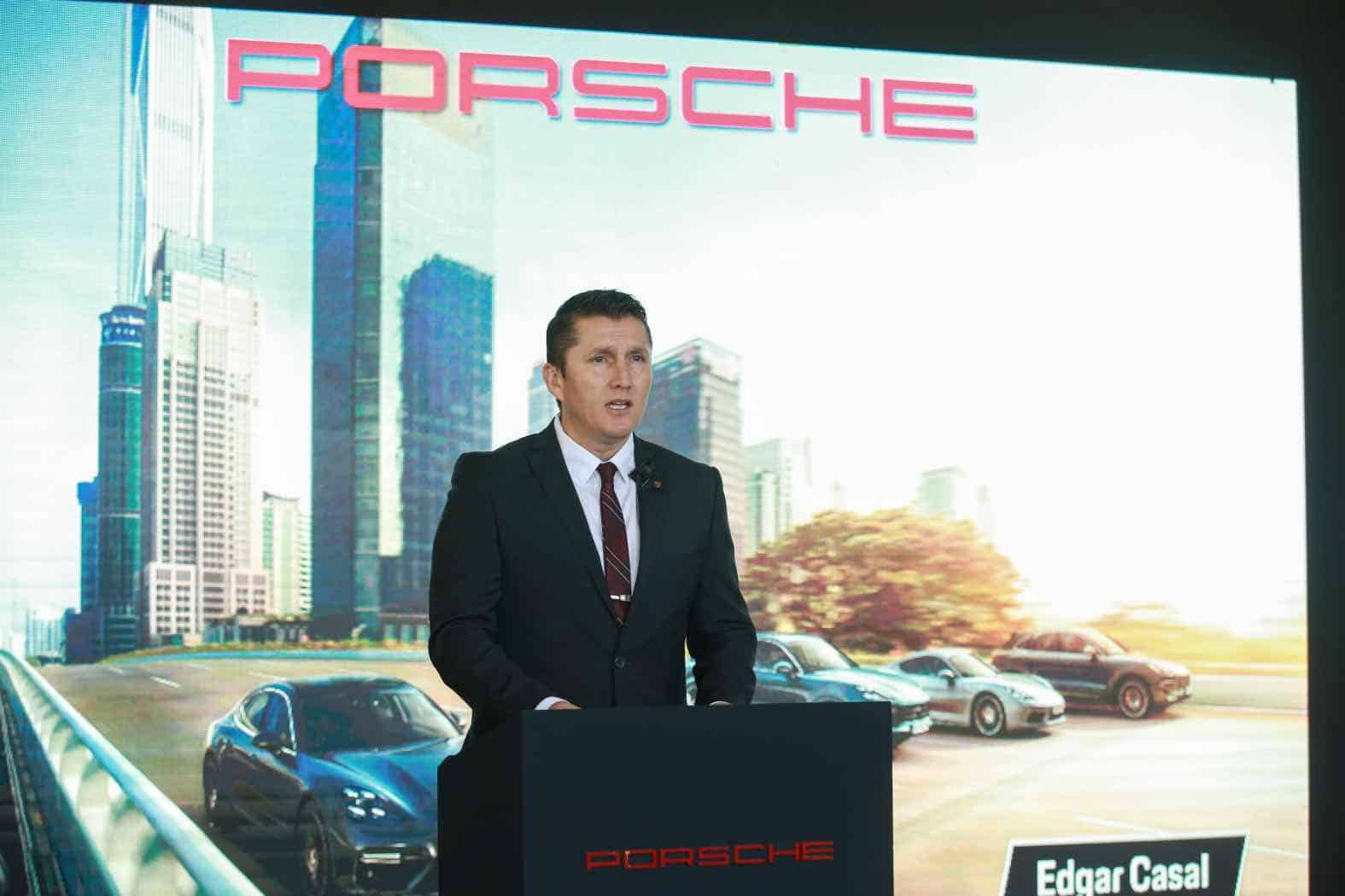 Edgar Casal, Director de Porsche de México
