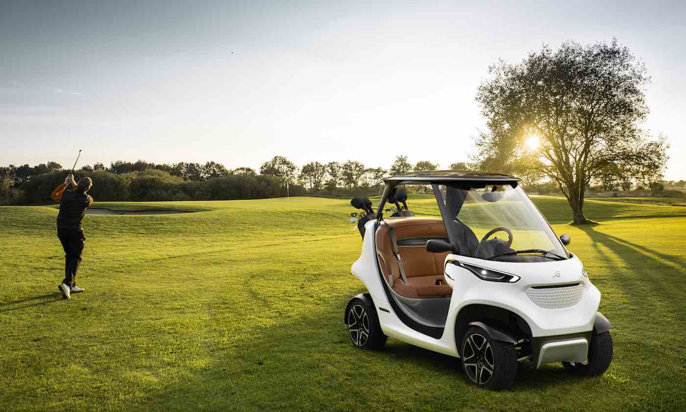 Garia Golf Car inspirado en el estilo de vida Mercedes-Benz
