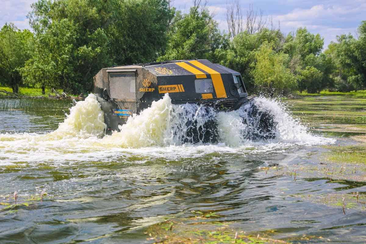 Sherp ATV: Este bestial todoterreno ruso es lo que siempre has soñado… No conoce límites en la tierra ni en el agua