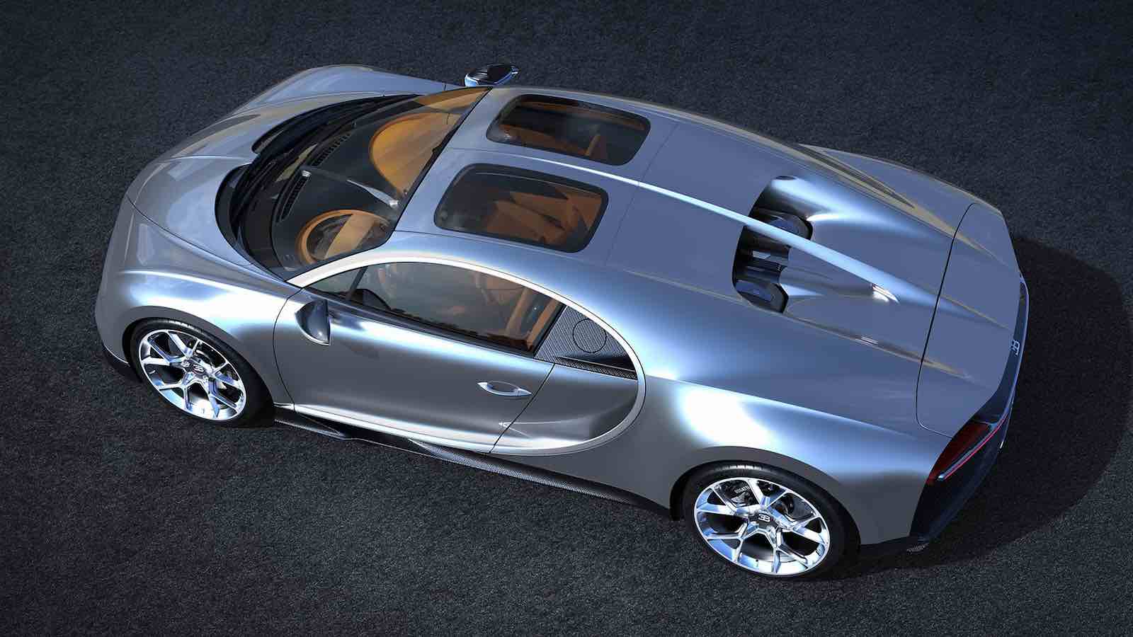 Los nuevos dueños del Bugatti Chiron podrán agregar ahora el Sky View, el sunroof más caro del mundo