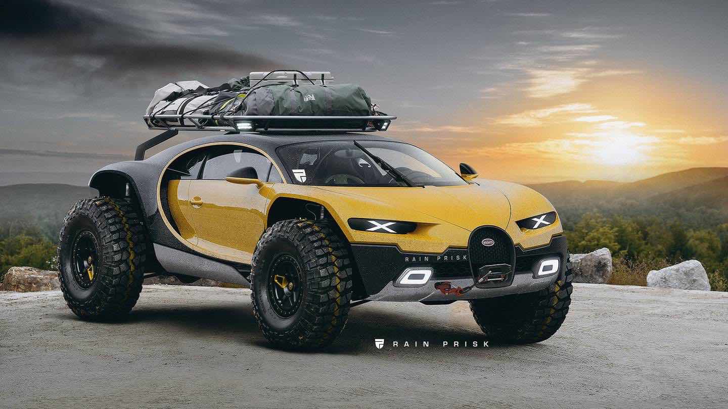 Bugatti Chiron Off-Road 4×4: El todoterreno ideal para las más locas de tus aventuras