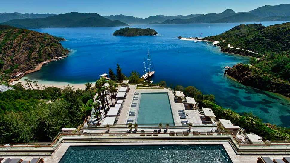 Ese paraíso turco llamado "D-Maris Bay" en la Península de Daçta está equipado para complacer todos los gustos