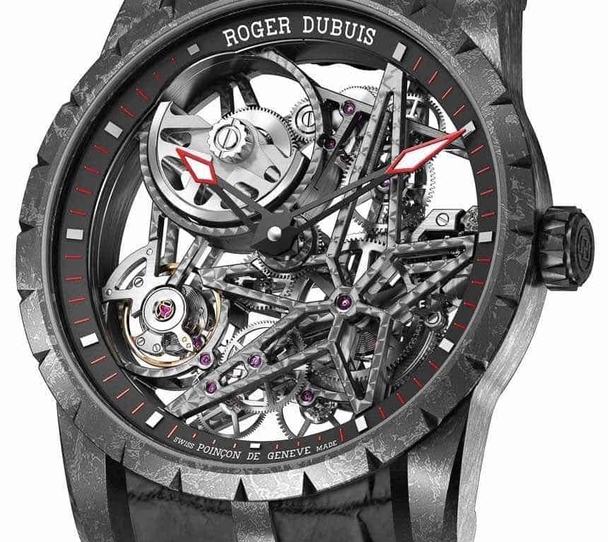 Sastre costilla polvo Reloj Roger Dubuis Excalibur Automatic Skeleton Carbon - Mega Ricos