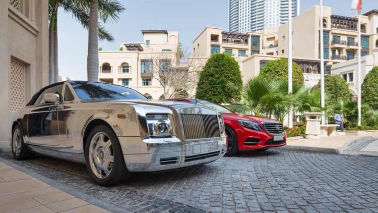 Rolls-Royce y Mercedes-Benz en Dubai