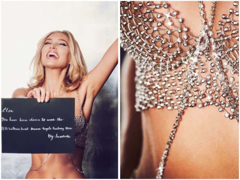 La estrella de la noche, la pieza “Fantasy Bra” de 1 millón de dólares que deslumbró a todos, vestida por Elsa Hosk en el Victoria's Secret Fashion Show 2018