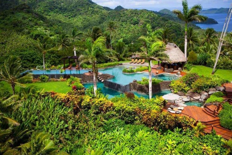 Hilltop Villa en el Laucala Island Resort, isla de Laucala, Fiji