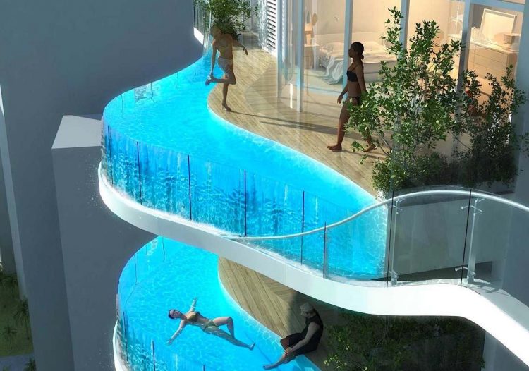 Bandra Ohm: Estos condominios de lujo en India ofrecen a sus millonarios residentes "piscinas privadas" en los balcones