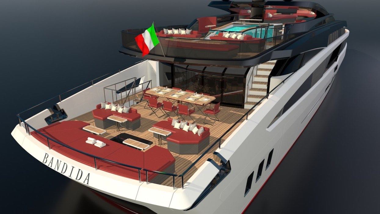 El dúo dinámico en la construcción naval, Franco Gianni y Josh Rodríguez, se unen para crear esta moderna embarcación.