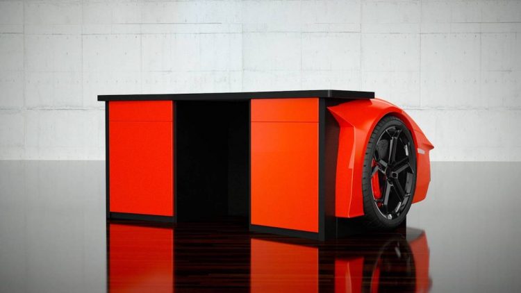Los diseños de Epicentrum, elevan estos los muebles inspirados en Lamborghini al nivel más alto