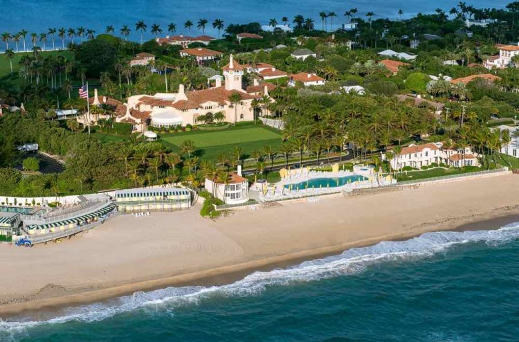 Country Club Mar-a-Lago en Florida, propiedad del presidente Donald Trump.