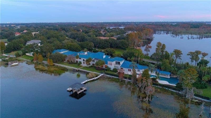 Shaquille O'Neal reduce a $22 millones, el precio de su enorme mega mansión 31.000 pies2 en Windermere, Florida