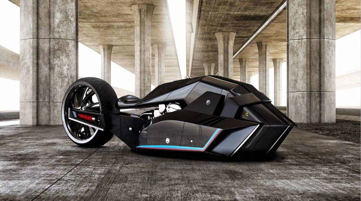 BMW Titan: Un revolucionario concepto de motocicleta apto para Batman