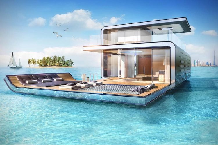 Floating Seahorse "Signature Edition": Fotos de la villa flotantes más lujosa en el archipiélago artificial 'The World' en Dubái