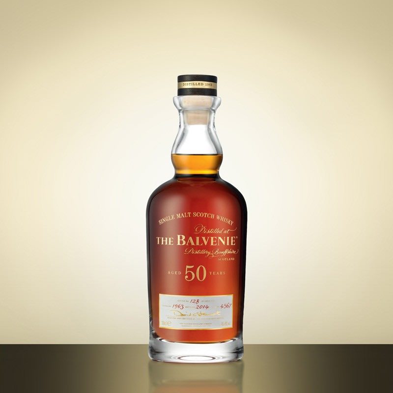 The Balvenie 50: Cada botella de este exclusivo whisky de 50 años cuestan $38.000