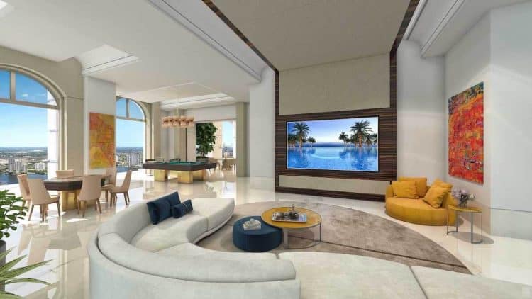 La compra de este ultra lujoso penthouse en Miami incluye un bestial Lamborghini Aventador y un Rolls-Royce Cullinan "gratis"