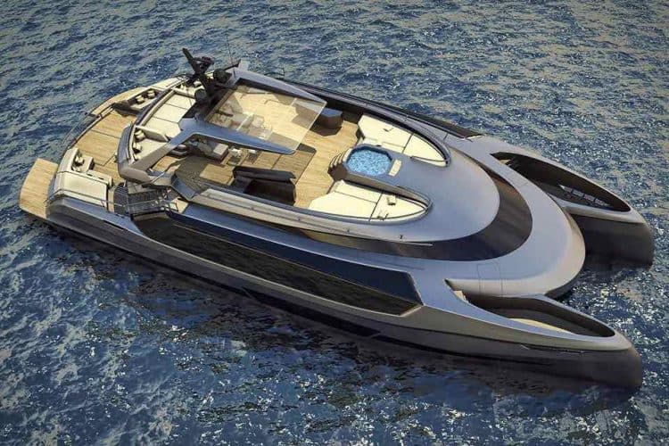 Mauro Giamboi presenta el espectacular concepto de super yate catamarán EGO