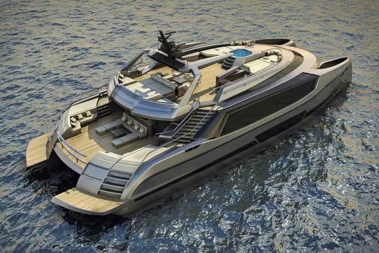 Mauro Giamboi presenta el espectacular concepto de super yate catamarán EGO