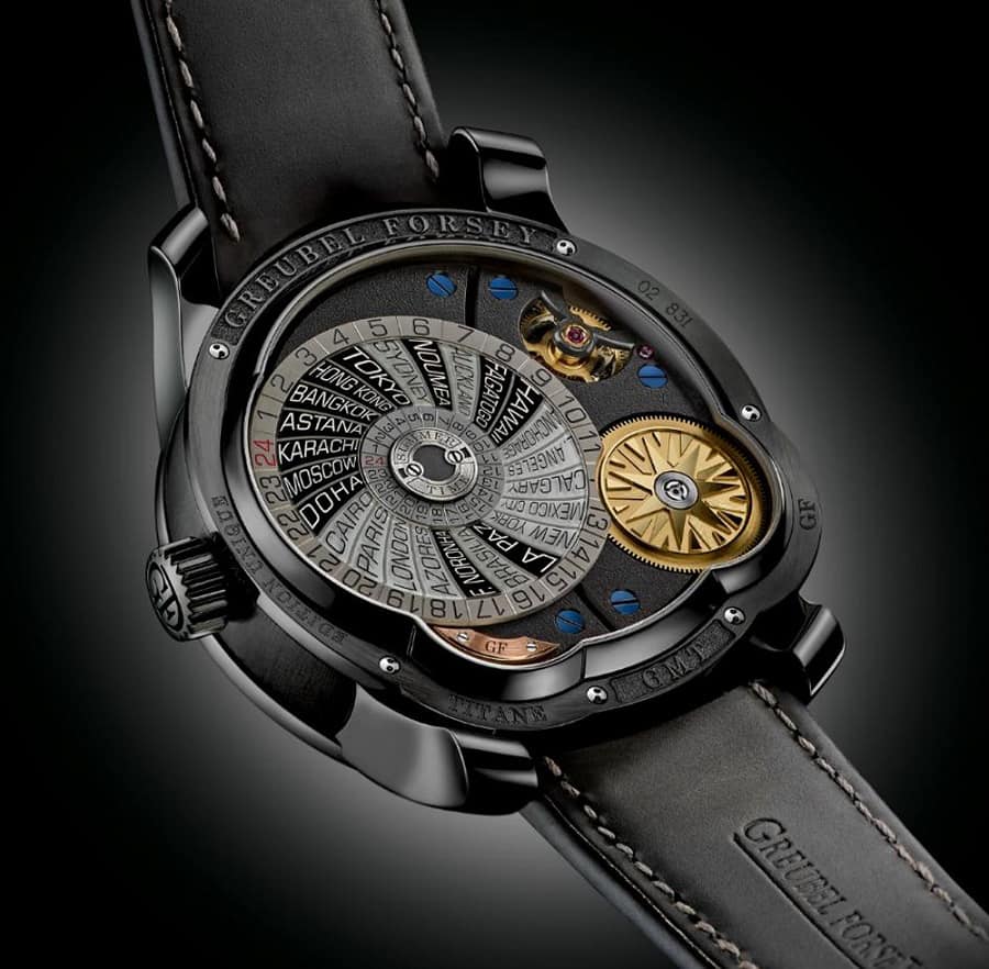 "GMT Platinum Black Dial", un ultra exclusivo reloj de $565.000 por Greubel Forsey