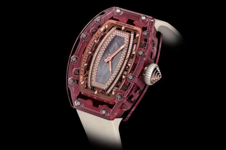 ¡Un reloj único que ellas amarán! El Richard Mille Pink Lady Sapphire de ¡$1 MILLÓN! - Hecho con zafiro rosado, diamantes y oro rosa