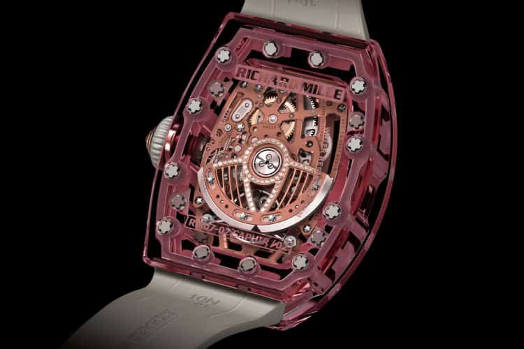 ¡Un reloj único que ellas amarán! El Richard Mille Pink Lady Sapphire de ¡$1 MILLÓN! - Hecho con zafiro rosado, diamantes y oro rosa