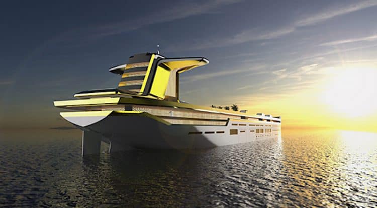 Imāra, convertirán este gigantesco buque petrolero en un ultra lujoso mega yate