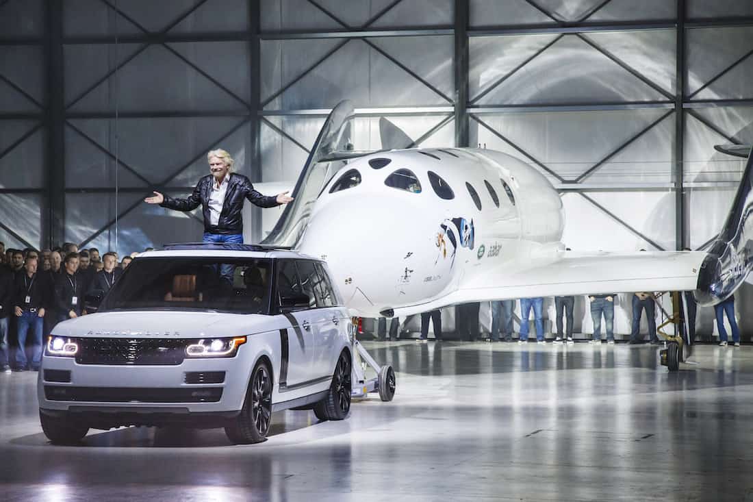 nave espacial Virgin Galactic de Richard Branson