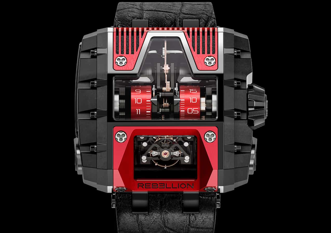 GOTHAM T2K T-1000: Reloj futurista de edición especial por Rebellion Timepieces