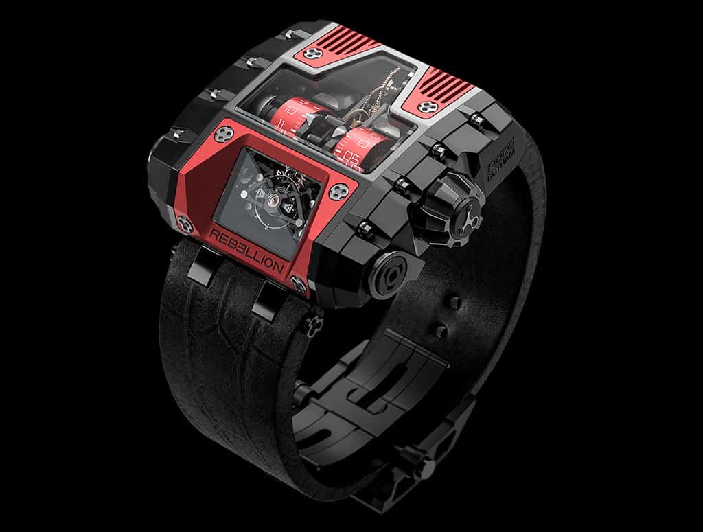 GOTHAM T2K T-1000: Reloj futurista de edición especial por Rebellion Timepieces