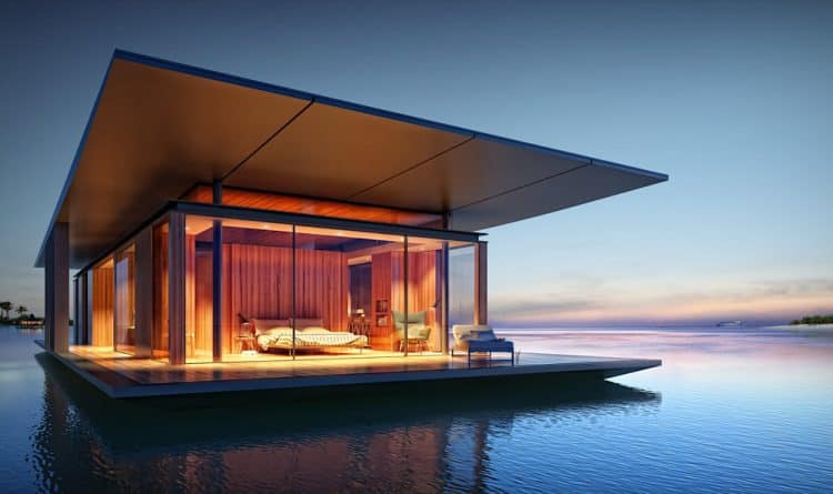 Espectacular casa flotante con increíbles vistas panorámicas al mar