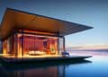 Espectacular casa flotante con increíbles vistas panorámicas al mar