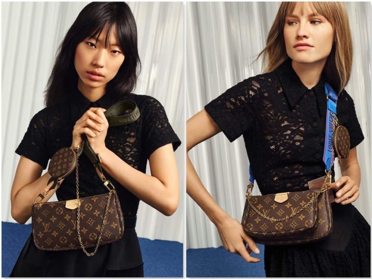 La casa de moda parisina Louis Vuitton lanza el nuevo bolso "Monogram Multi-Pochette"