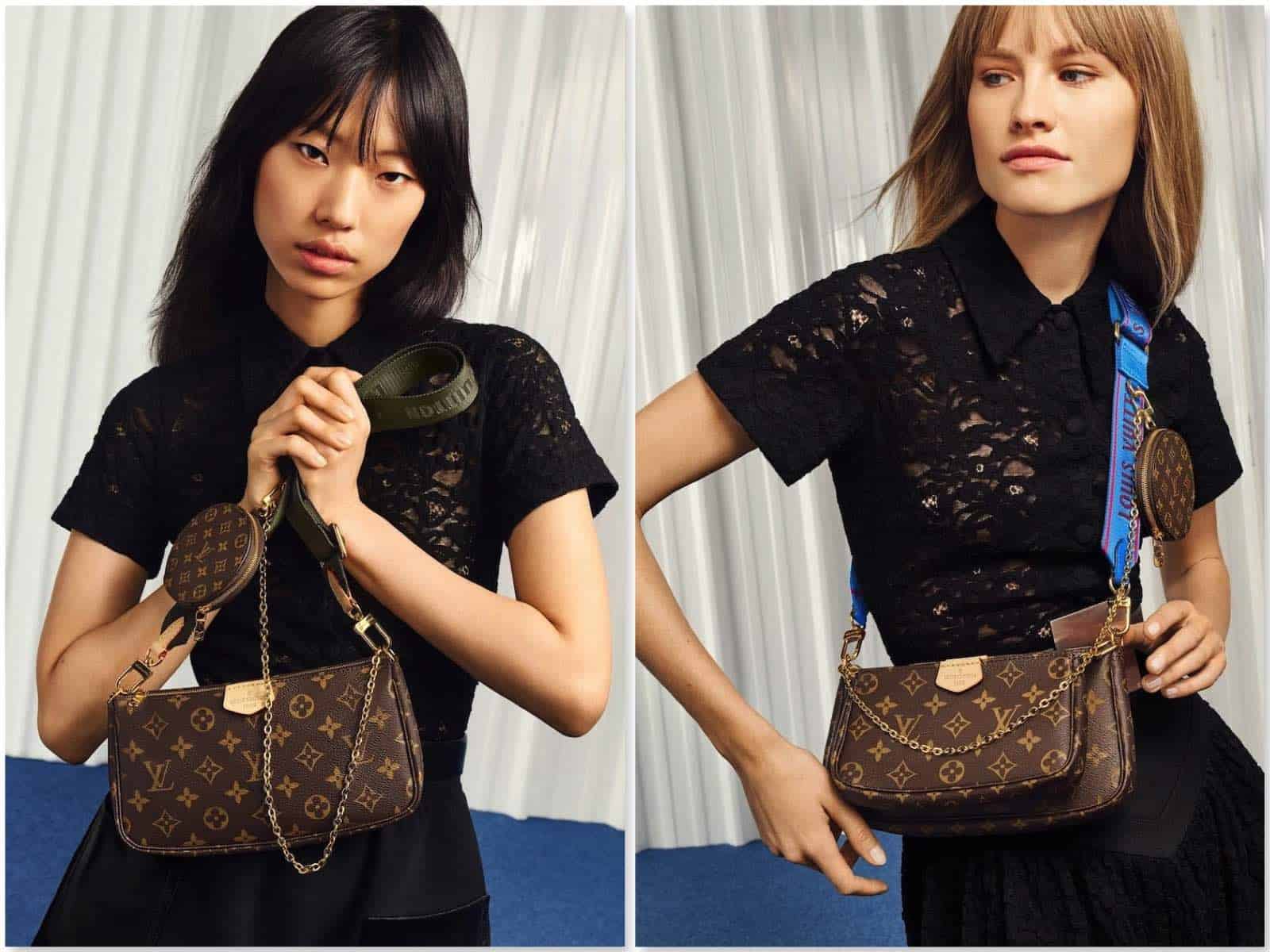 Louis Vuitton, bolso de negocios para hombre, cuero negr…