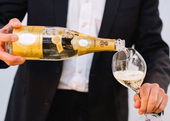 Botella de champán Louis Roederer Cristal