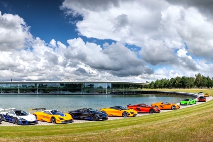 Chequea esta exclusiva colección de 23 superdeportivos McLaren