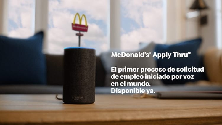 Alexa: McDonald’s Apply Thru