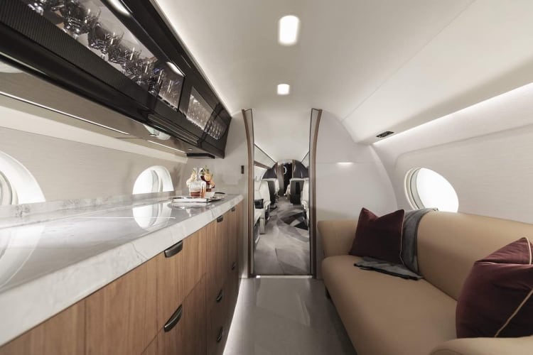 Gulfstream ha presentado el avión privado más grande del mundo, el G700