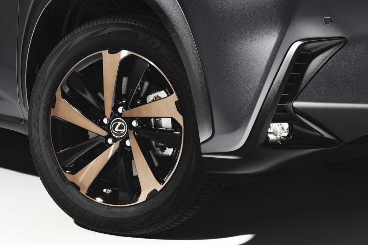 Lexus NX 300 2020 obtiene detalles de bronce