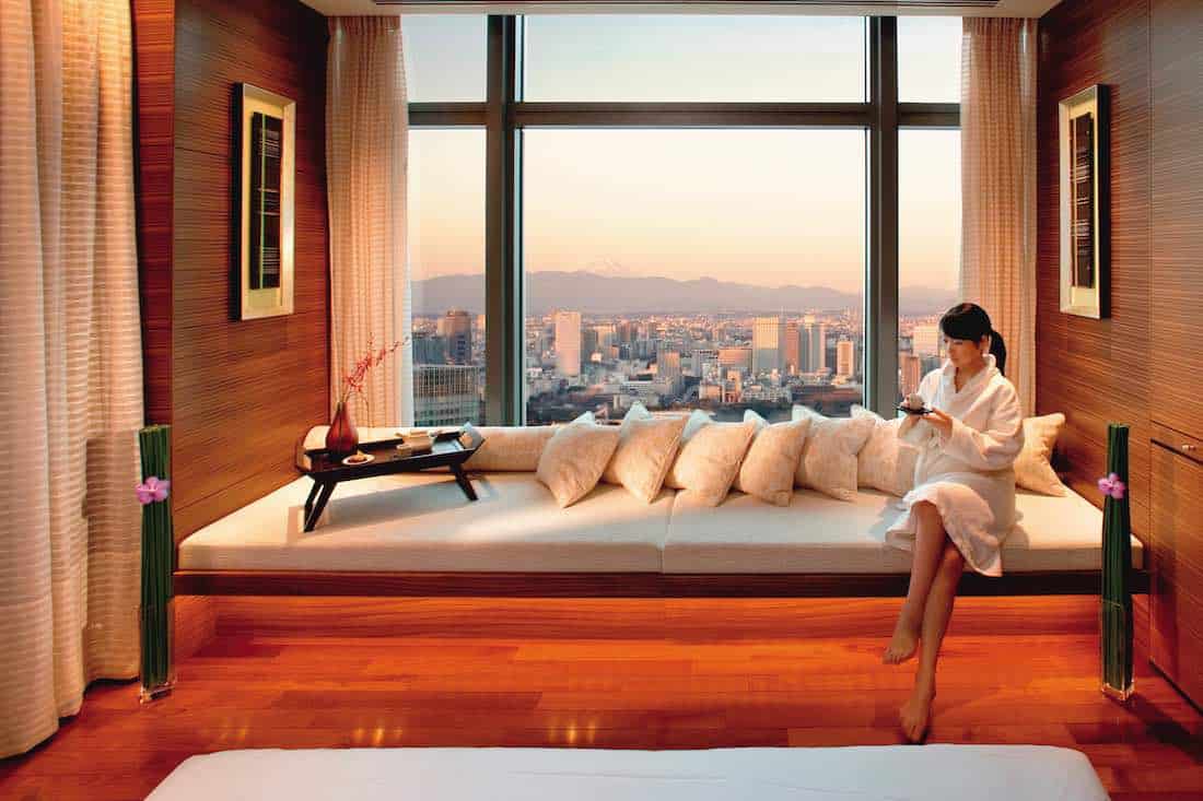 La suite Serenity del spa el en Mandarin Oriental, Tokio
