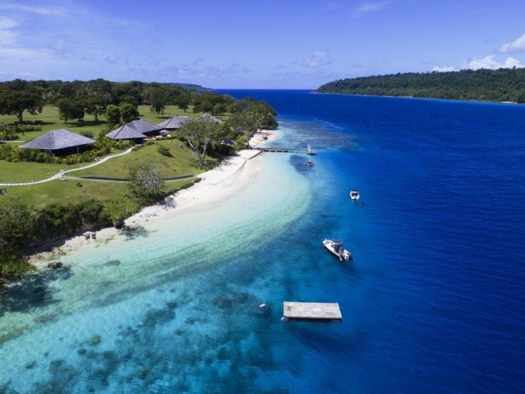 Refugio de lujo en la Isla Lataro, Vanuatu
