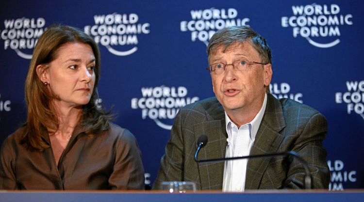 Melinda Gates y Bill Gates
