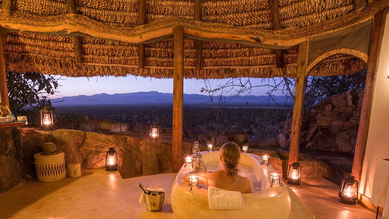 Este es sin duda un oasis de lujo en medio de la selva de Kenia