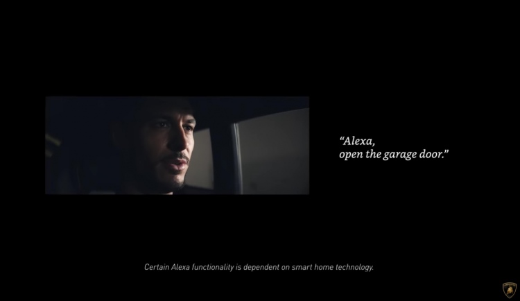 "Alexa Auto" en el Lamborghini Huracán EVO