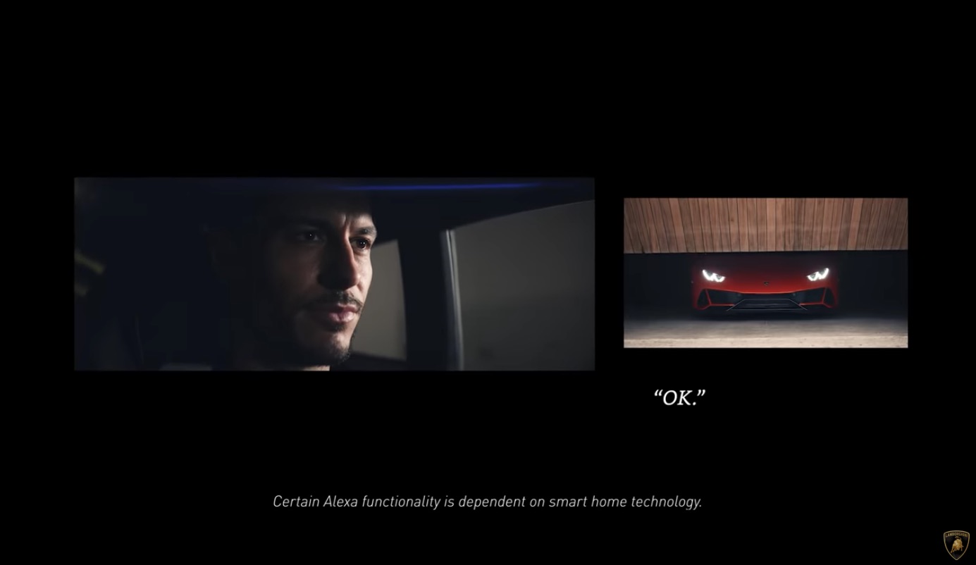 "Alexa Auto" en el Lamborghini Huracán EVO