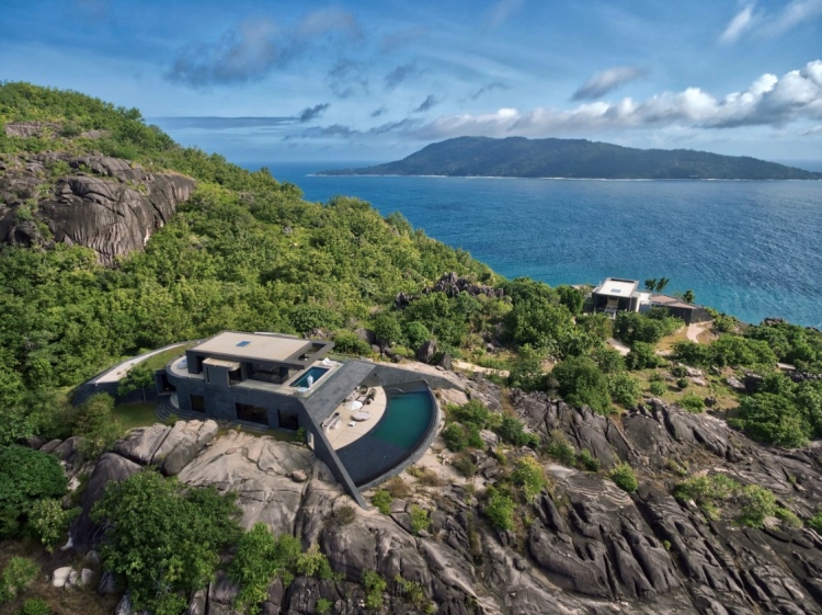 Six Senses Zil Pasyon presenta su residencia para vacacionar de cuatro dormitorios ubicada en una isla privada