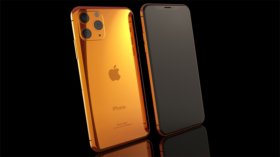 iPhone 11 Pro y iPhone 11 Pro Max de oro rosa