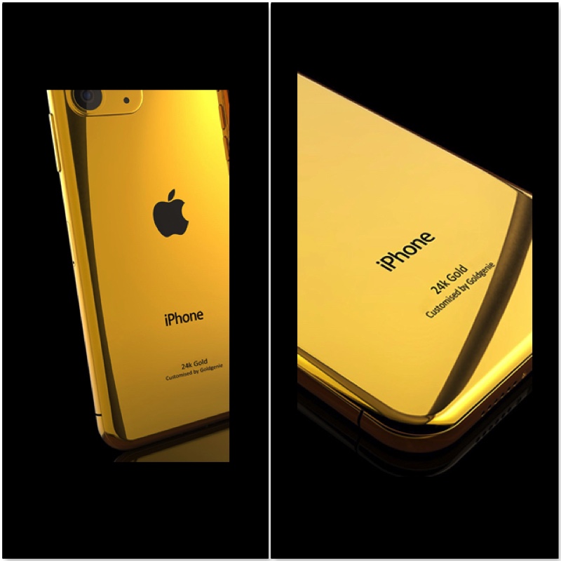 iPhone 11 Pro y iPhone 11 Pro Max de oro 24k