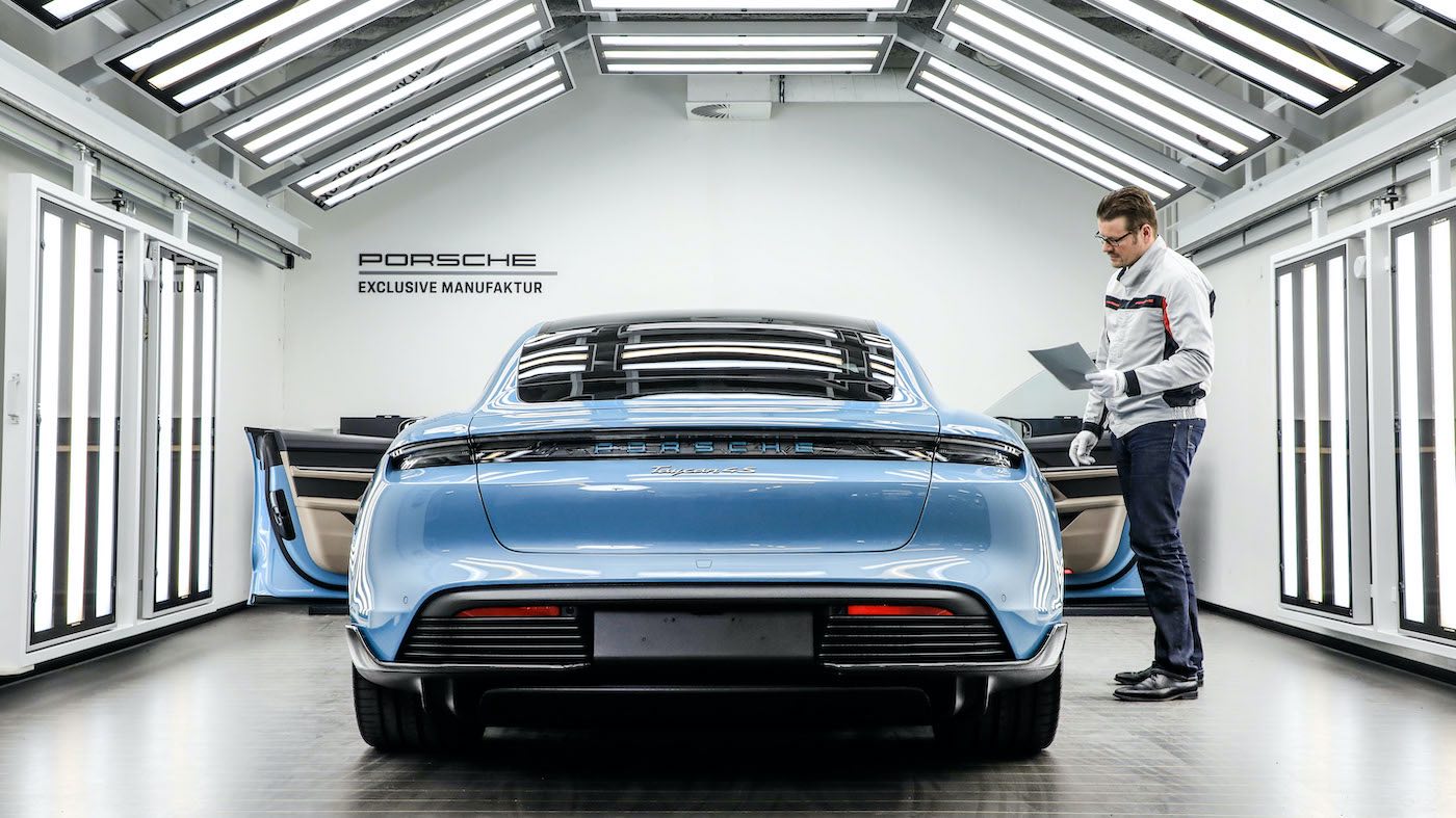 Porsche Exclusive Manufaktur: unas 90 opciones de acabado para el Taycan